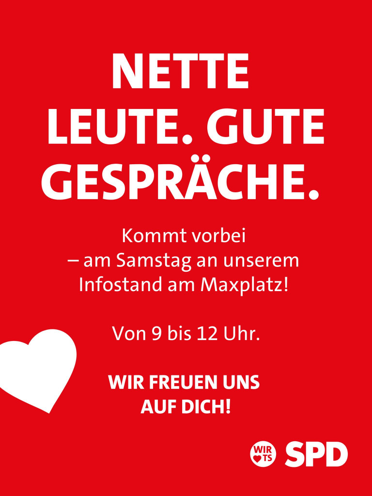 Infostandvorankündigung